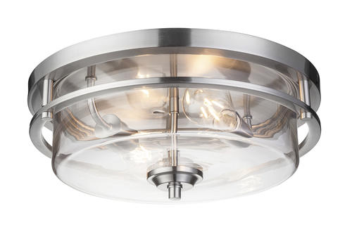 Best Pirce ✨ Patriot Lighting® Joska Brushed Nickel 2-Light Flush Mount Ceiling Light 🥰 5 Best Pirce ✨ Patriot Lighting® Joska Brushed Nickel 2-Light Flush Mount Ceiling Light 🥰 - Image 3