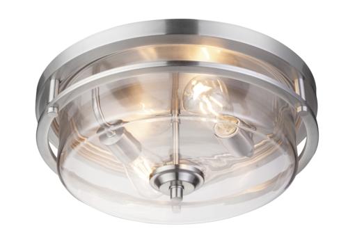 Best Pirce ✨ Patriot Lighting® Joska Brushed Nickel 2-Light Flush Mount Ceiling Light 🥰 10 Best Pirce ✨ Patriot Lighting® Joska Brushed Nickel 2-Light Flush Mount Ceiling Light 🥰 - Image 8