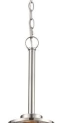Outlet 😀 Patriot Lighting® Joska Brushed Nickel 1-Light Mini Pendant 🧨 -Patriot Lighting Sales 20712 B