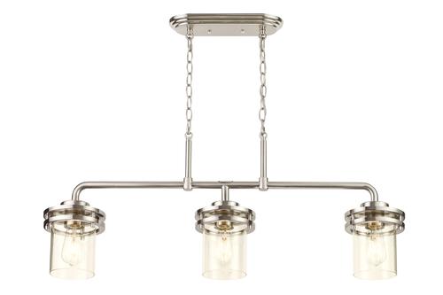Top 10 😀 Patriot Lighting® Joska Brushed Nickel 3 Light Island Light ⭐ 8 Top 10 😀 Patriot Lighting® Joska Brushed Nickel 3 Light Island Light ⭐ - Image 6