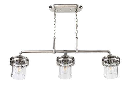 Top 10 😀 Patriot Lighting® Joska Brushed Nickel 3 Light Island Light ⭐ 6 Top 10 😀 Patriot Lighting® Joska Brushed Nickel 3 Light Island Light ⭐ - Image 4