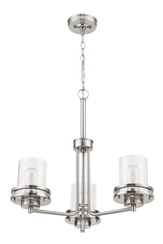 Best deal ⌛ Patriot Lighting® Joska 3-Light Brushed Nickel Chandelier 🔥 5 Best deal ⌛ Patriot Lighting® Joska 3-Light Brushed Nickel Chandelier 🔥 - Image 3