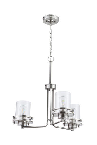 Best deal ⌛ Patriot Lighting® Joska 3-Light Brushed Nickel Chandelier 🔥 6 Best deal ⌛ Patriot Lighting® Joska 3-Light Brushed Nickel Chandelier 🔥 - Image 4