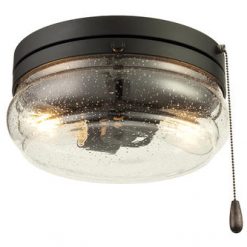 Budget ✨ Patriot Lighting® Talia Matte Black 2-Light Flush Mount Ceiling Light ⭐ -Patriot Lighting Sales 20716 B