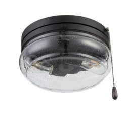 Budget ✨ Patriot Lighting® Talia Matte Black 2-Light Flush Mount Ceiling Light ⭐ -Patriot Lighting Sales 20716 D