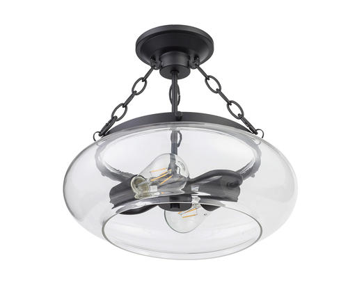 Deals 🎁 Patriot Lighting® Harlee Matte Black 2-Light Semi-Flush Mount Ceiling Light 👏 7 Deals 🎁 Patriot Lighting® Harlee Matte Black 2-Light Semi-Flush Mount Ceiling Light 👏 - Image 5