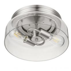 Budget ✨ Patriot Lighting® Belen Brushed Nickel 2-Light Flush Mount Ceiling Light 👍 12 Budget ✨ Patriot Lighting® Belen Brushed Nickel 2-Light Flush Mount Ceiling Light 👍 -Patriot Lighting Sales 20720 B