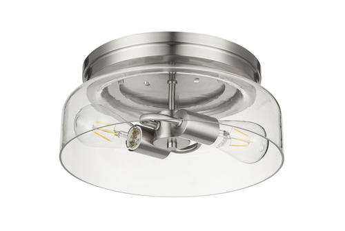 Budget ✨ Patriot Lighting® Belen Brushed Nickel 2-Light Flush Mount Ceiling Light 👍 7 Budget ✨ Patriot Lighting® Belen Brushed Nickel 2-Light Flush Mount Ceiling Light 👍 - Image 5