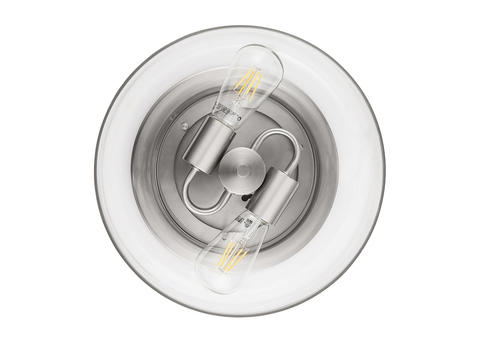 Budget ✨ Patriot Lighting® Belen Brushed Nickel 2-Light Flush Mount Ceiling Light 👍 8 Budget ✨ Patriot Lighting® Belen Brushed Nickel 2-Light Flush Mount Ceiling Light 👍 - Image 6