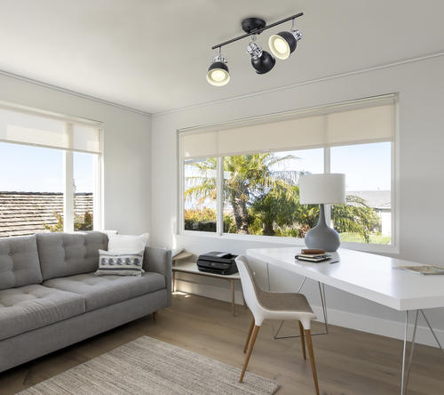 Discount 🔥 Patriot Lighting® Kaisa Matte Black & White LED Track Light 🧨 4 Discount 🔥 Patriot Lighting® Kaisa Matte Black & White LED Track Light 🧨 - Image 2