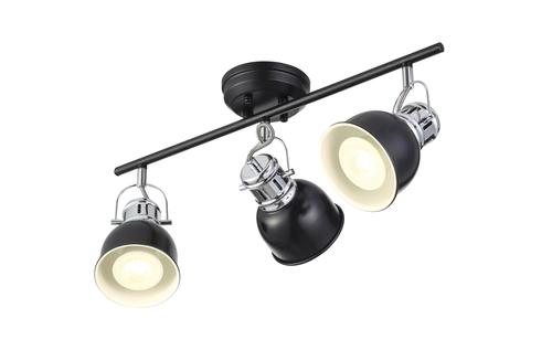 Discount 🔥 Patriot Lighting® Kaisa Matte Black & White LED Track Light 🧨 3 Discount 🔥 Patriot Lighting® Kaisa Matte Black & White LED Track Light 🧨