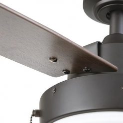 Best Sale 🔔 Patriot Lighting® Joselynn 42" Bronze Indoor LED Ceiling Fan 🛒 -Patriot Lighting Sales 20763 3550092 Bladeiron Closeup