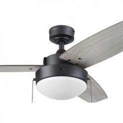 Best Sale 🔔 Patriot Lighting® Joselynn 42" Bronze Indoor LED Ceiling Fan 🛒 -Patriot Lighting Sales 20763 3550092 Closeup SideB