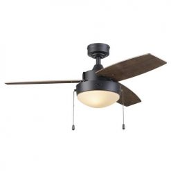 Best Sale 🔔 Patriot Lighting® Joselynn 42" Bronze Indoor LED Ceiling Fan 🛒 -Patriot Lighting Sales 20763 3550092 Persp2 LightOn A