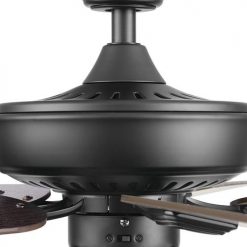 New 🎉 Patriot Lighting™ Madeline 52" Matte Black Indoor LED Ceiling Fan 🌟 -Patriot Lighting Sales 20768 3550111 Housing CloseUp