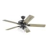 New 🎉 Patriot Lighting™ Madeline 52" Matte Black Indoor LED Ceiling Fan 🌟 -Patriot Lighting Sales 20768 3550111 MASTER