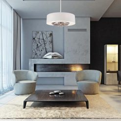 Wholesale 👏 Patriot Lighting™ Alain 23" Polished Nickel Fandelier 🤩 -Patriot Lighting Sales 30003 019