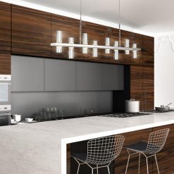 Cheap 💯 Patriot Lighting® Netto Chrome Integrated LED Island Light ⌛ -Patriot Lighting Sales 33723 013 L1