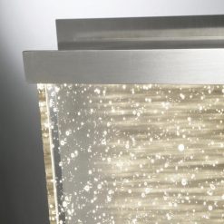 Best Sale 😍 Patriot Lighting® Paradiso Satin Nickel Integrated LED Outdoor Wall Light 😍 -Patriot Lighting Sales 34138 014S