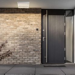 Brand new 🥰 Patriot Lighting® Paradiso Chrome Integrated LED Outdoor Flush Mount Ceiling Light 🧨 -Patriot Lighting Sales 34139 011 L1