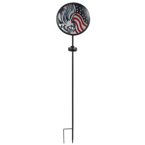 New 👏 Patriot Lighting® Solar LED Eagle/Home Of The Brave Landscape Light - Assorted 🌟 4 New 👏 Patriot Lighting® Solar LED Eagle/Home Of The Brave Landscape Light - Assorted 🌟 - Image 2