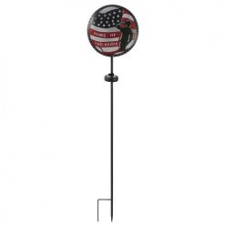 New 👏 Patriot Lighting® Solar LED Eagle/Home Of The Brave Landscape Light - Assorted 🌟 9 New 👏 Patriot Lighting® Solar LED Eagle/Home Of The Brave Landscape Light - Assorted 🌟 -Patriot Lighting Sales 343 9102 rear off