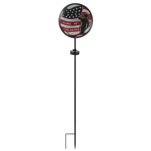 New 👏 Patriot Lighting® Solar LED Eagle/Home Of The Brave Landscape Light - Assorted 🌟 6 New 👏 Patriot Lighting® Solar LED Eagle/Home Of The Brave Landscape Light - Assorted 🌟 - Image 4