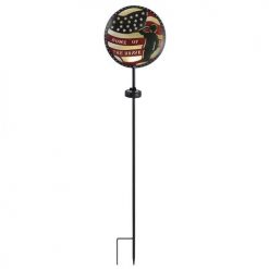 New 👏 Patriot Lighting® Solar LED Eagle/Home Of The Brave Landscape Light - Assorted 🌟 8 New 👏 Patriot Lighting® Solar LED Eagle/Home Of The Brave Landscape Light - Assorted 🌟 -Patriot Lighting Sales 343 9102 rear on