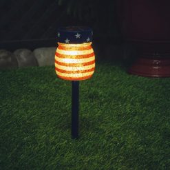 Brand new 💯 Patriot Lighting® Solar Integrated LED Patriotic Jar Landscape Light ✔️ -Patriot Lighting Sales 343 9105 P SC