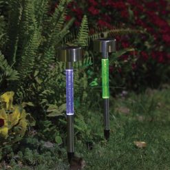 Hot Sale 🎉 Patriot Lighting® Solar Integrated LED Foley Stainless Steel Landscape Light 💯 -Patriot Lighting Sales 3430547 2scene