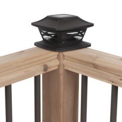 Best Sale 🧨 Patriot Lighting® Solar Integrated LED Crosby Bronze Post Cap Landscape Light ❤️ -Patriot Lighting Sales 3431438 Fusion24995 post