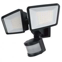 Flash Sale 😍 Patriot Lighting® LED Solar Dual Head Motion Sensor Outdoor Security Flood Light 👏