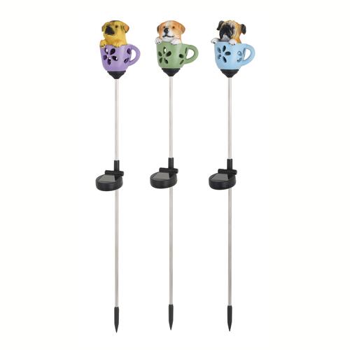 Best Sale 🤩 Patriot Lighting® Solar Integrated LED Teacup Pup Landscape Light - Assorted ⌛ 3 Best Sale 🤩 Patriot Lighting® Solar Integrated LED Teacup Pup Landscape Light - Assorted ⌛