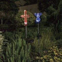 Promo 🎉 Patriot Lighting® Solar Integrated LED Cross/Angel Landscape Light - Assorted 🤩 -Patriot Lighting Sales 3434462 7scene