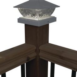 Promo ✔️ Patriot Lighting® Solar Integrated LED Lakota White Post Cap Landscape Light - 2-Pack 🌟 -Patriot Lighting Sales 3434506 P AP LIT