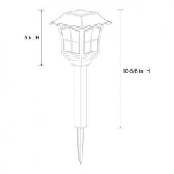 New ❤️ Patriot Lighting® Solar Integrated LED Mauldin Landscape Light - 6 Pack 👍 -Patriot Lighting Sales 3436043 Alt8