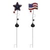 Wholesale 👏 Patriot Lighting® Solar Intergrated LED Patriotic Flag/Star Landscape Light - Assorted 👏 -Patriot Lighting Sales 3436064