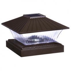 Hot Sale ✔️ Patriot Lighting® Solar Integrated LED Rhame Bronze Post Cap Landscape Light - 2 Pack 🌟 -Patriot Lighting Sales 3436131 WHITE