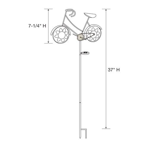 Best Sale 🔥 Patriot Lighting® Solar Integrated LED Bicycle Landscape Light 🎉 11 Best Sale 🔥 Patriot Lighting® Solar Integrated LED Bicycle Landscape Light 🎉 - Image 9