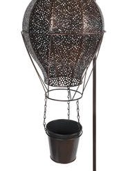 Outlet 😀 Patriot Lighting® Solar Integrated LED Antique Bronze Hot Air Balloon Landscape Light 🔥