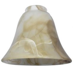 Budget 🛒 Patriot Lighting® Brown Swirl Bell Replacement Glass With 2-1/4" Fitter 💯