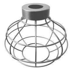 Best reviews of ✔️ Patriot Lighting® Brushed Nickel Industrial Cage Replacement Shade With 2-1/4" Fitter 🥰