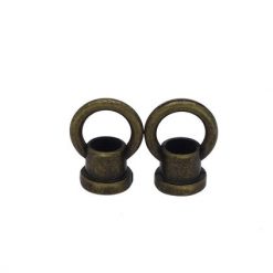 Coupon 😀 Patriot Lighting 1" Diameter Antique Brass Finish Female Loops (2-Pack) 🎁