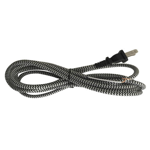 Top 10 💯 Patriot Lighting® 8 Foot Black/White Woven Fabric Lamp Cord With Plug 🎉 3 Top 10 💯 Patriot Lighting® 8 Foot Black/White Woven Fabric Lamp Cord With Plug 🎉