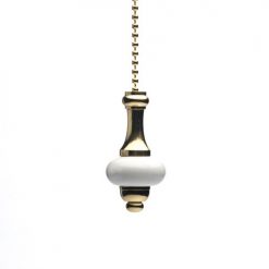 Best Pirce 🔔 Patriot Lighting® Bright Brass With White Pull Chain 👍
