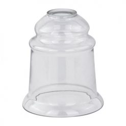 New ❤️ Patriot Lighting® Clear Bell Replacement Glass With 2-1/4" Fitter 🤩