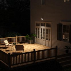 Best Sale 🛒 Patriot Lighting® Bronze LED Dusk-to-Dawn Outdoor Security Flood Light ❤️ -Patriot Lighting Sales 34569437 Deck 5000K 7000LM