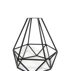 Brand new 😀 Patriot Lighting® Black Geometric Cage Replacement Metal Shade With 2-1/4" Fitter 🧨
