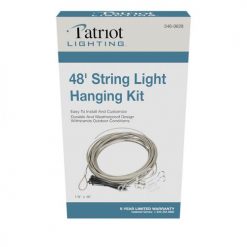 Cheap ⭐ Patriot Lighting® 48' String Light Hanging Kit ❤️ -Patriot Lighting Sales 346 0628 boxes