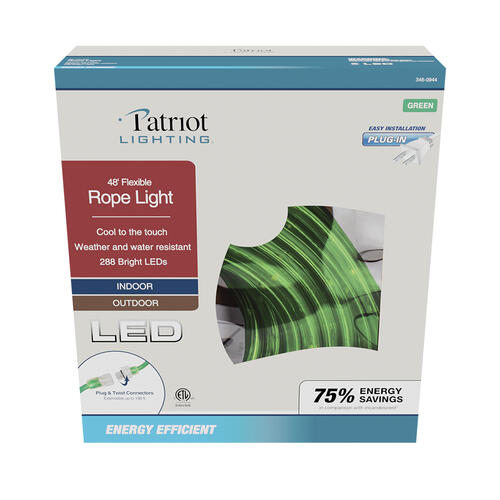 Cheap ✔️ Patriot Lighting® 48' Plug-in Green LED Rope Light ⌛ 6 Cheap ✔️ Patriot Lighting® 48' Plug-in Green LED Rope Light ⌛ - Image 4